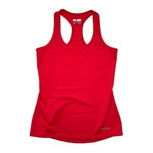 Marmot Women's Red Leda Racer Tank Top